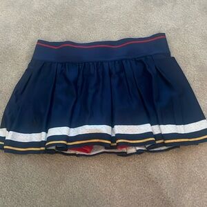 blue adidas tennis skirt